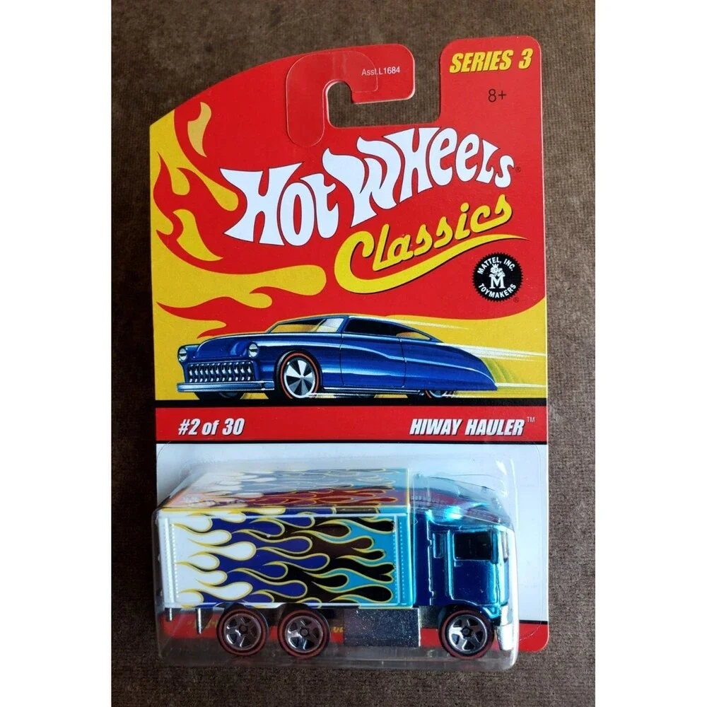 2007 Hot Wheels HIWAY HAULER Spectraflame AQUA BLUE CLASSICS SERIES 3 1:64 RL5SP